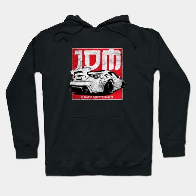 JDM Tuning BRZ Drift Car GT 86 Fan Hoodie by Automotive Apparel & Accessoires